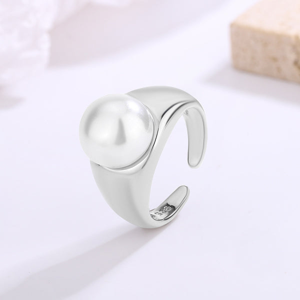 Zircon Inlaid Retro Adjustable Ring