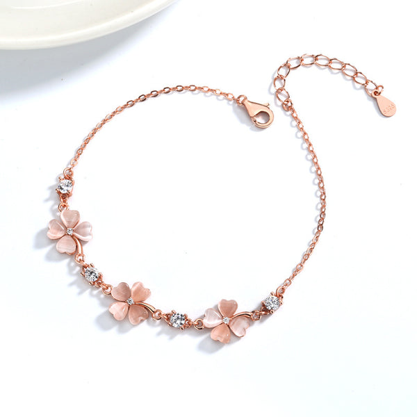 Opal Crystal Gemstones Chain Bracelets