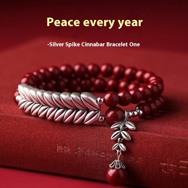 Cinnabar Purple Gold Sand Bracelet
